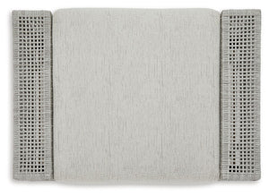 Seton Creek - Ottoman With Cushion - Gray - R&R Furniture Gallery (Fountain Valley, CA)