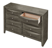 Glory Furniture Marilla dresser with multiple drawers, wooden finish, and modern design for bedroom storage.