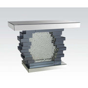Nysa - 47" X 14" Console Table - Mirrored & Faux Crystals - R&R Furniture Gallery (Fountain Valley, CA)