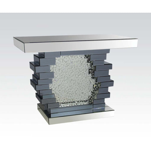 Nysa - 47" X 14" Console Table - Mirrored & Faux Crystals - R&R Furniture Gallery (Fountain Valley, CA)