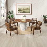 Harvey - Arm Chair (Set of 2) - Brown - R&R Furniture Gallery (Fountain Valley, CA)