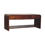 Aspen - Slim Media Unit - Dark Brown - R&R Furniture Gallery (Fountain Valley, CA)