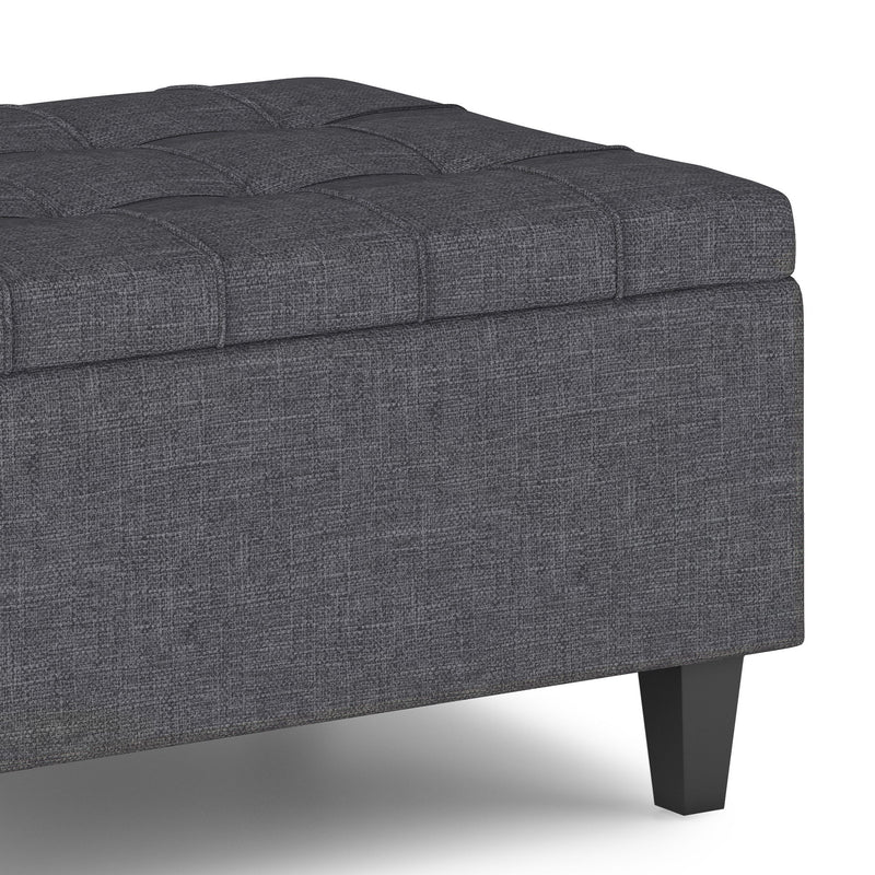 Harrison - Upholstered Coffee Table Storage Ottoman - R&R Furniture Gallery (Fountain Valley, CA)