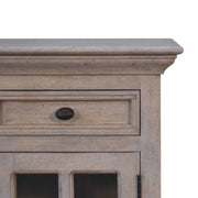 Glazed Bedside Table - Stone White - R&R Furniture Gallery (Fountain Valley, CA)
