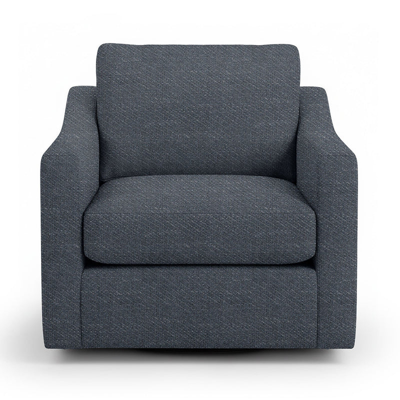 Classic Home Aspen swivel chair with a modern design, featuring a cushioned seat and backrest in a neutral fabric.