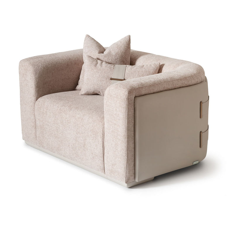 Canberra - Chair And A Half - Mink - R&R Furniture Gallery (Fountain Valley, CA)