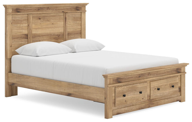 Makidern - Panel Storage Bed With Storage Footboard - R&R Furniture Gallery (Fountain Valley, CA)