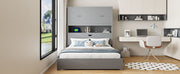 Platform Bed With USB, Storage Headboard & Drawers - R&R Furniture Gallery (Fountain Valley, CA)
