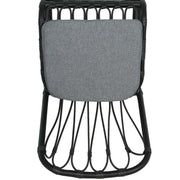 Outdoor Wicker Dining Chairs With Washable Cushion (Set of 2) - R&R Furniture Gallery (Fountain Valley, CA)
