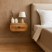 Avora - Wall Mounted 1 Drawer Nightstand - R&R Furniture Gallery (Fountain Valley, CA)