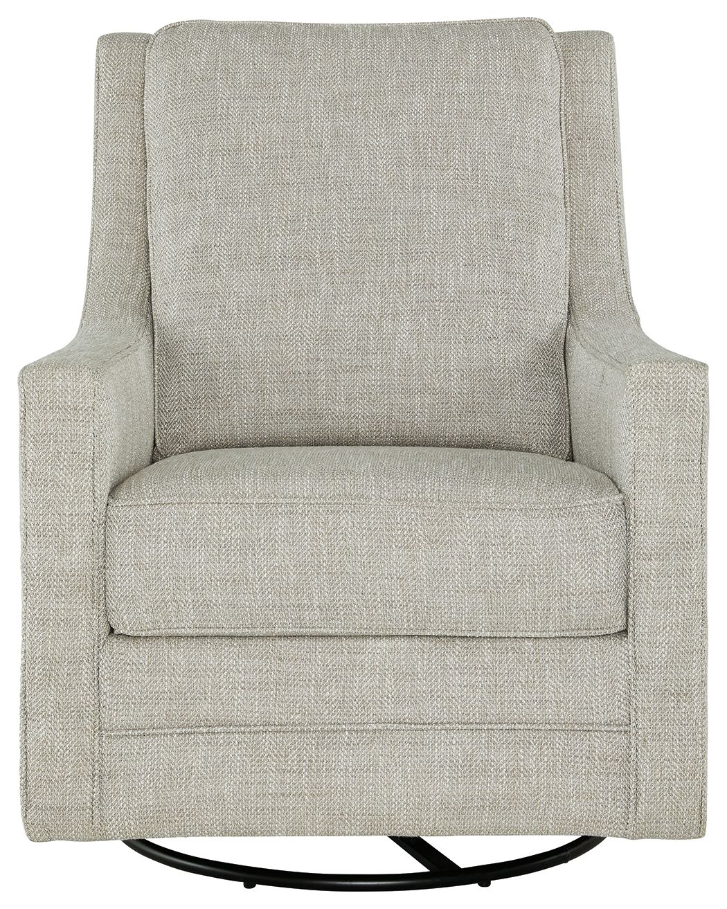 Kambria - Swivel Glider Accent Chair - Fog - R&R Furniture Gallery (Fountain Valley, CA)