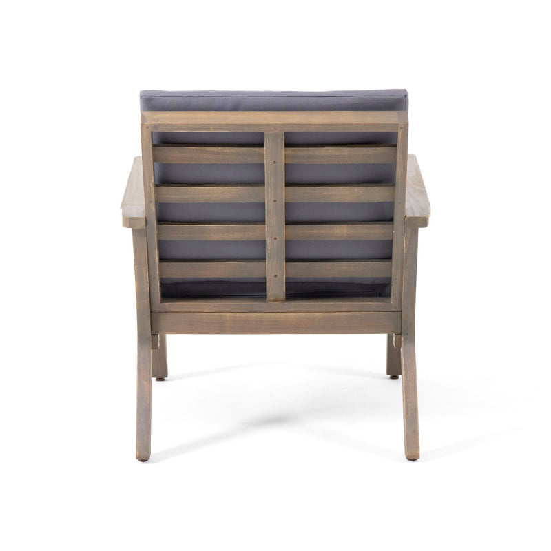 Outdoor Club Chair With Cushion - R&R Furniture Gallery (Fountain Valley, CA)