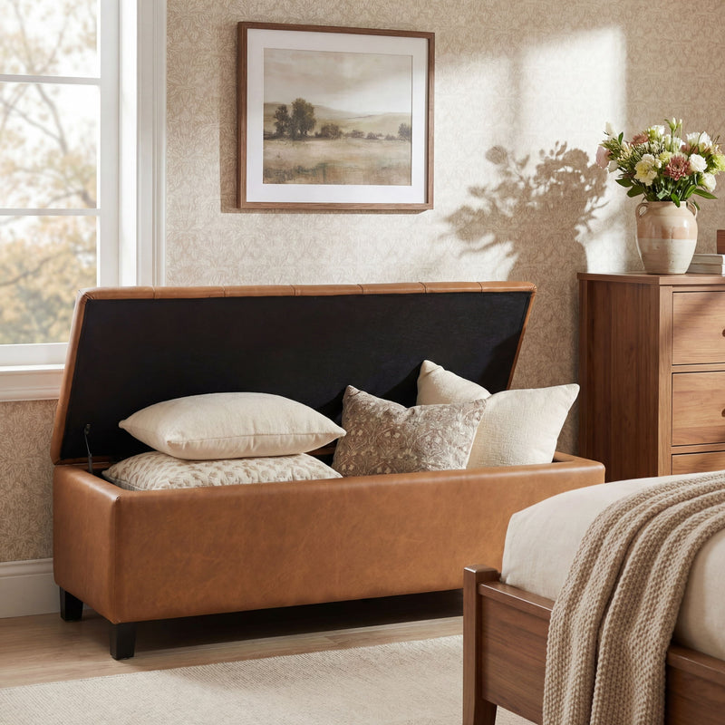 Ottoman Storage Bench - R&R Furniture Gallery (Fountain Valley, CA)