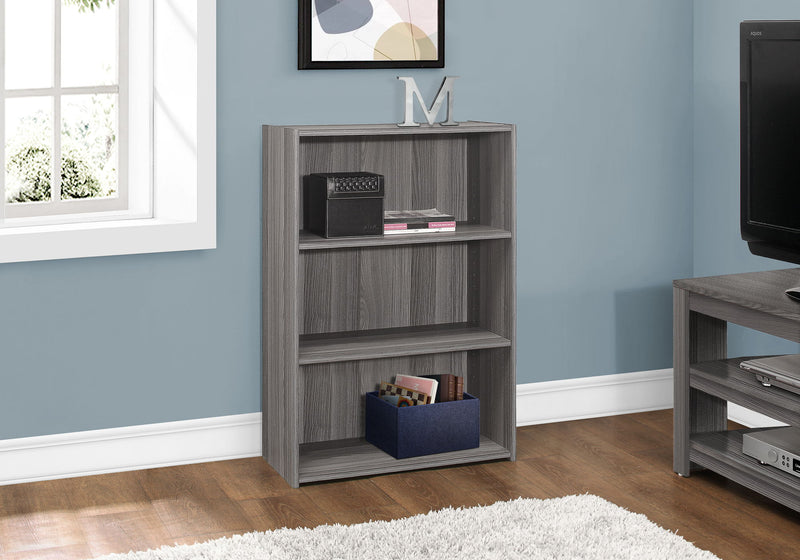 Bookshelf, Bookcase, 4 Tier, For Office, Transitional - R&R Furniture Gallery (Fountain Valley, CA)