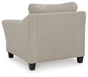 Willarae - 2 Pc. - Chair And A Half, Ottoman - Taupe - R&R Furniture Gallery (Fountain Valley, CA)