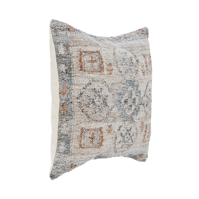 Performance - 22" x 22" Lukens Pillow - Gray Multi - R&R Furniture Gallery (Fountain Valley, CA)