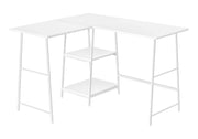 Computer Desk, Home Office, Corner, Storage Shelves, L Shape, Work, Laptop, Contemporary, Modern - Base - R&R Furniture Gallery (Fountain Valley, CA)