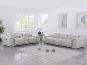 9762 - 6-Piece Modular Power Reclining Sofa And Console Loveseat Set With 5 Power Recliners In - R&R Furniture Gallery (Fountain Valley, CA)
