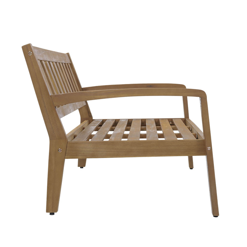 2 Piece Outdoor Conversation Set (Loveseat & Coffee Table With Water-Resistant Cushions) - R&R Furniture Gallery (Fountain Valley, CA)