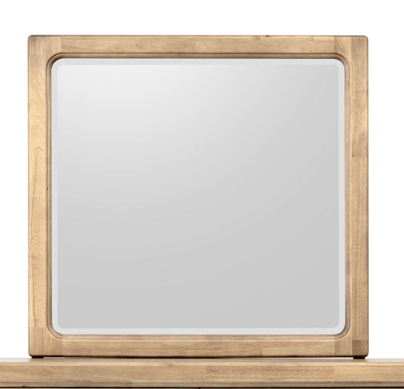 Modus Brentwood Drs Mirror in Brioche with a standalone design, featuring a sleek, modern frame and reflective glass surface.