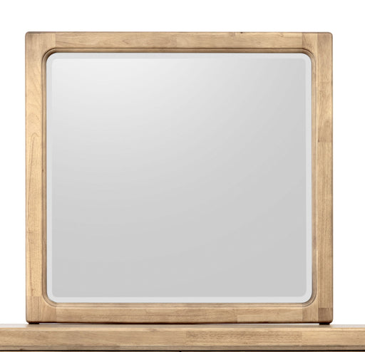 Modus Brentwood Drs Mirror in Brioche with a standalone design, featuring a sleek, modern frame and reflective glass surface.