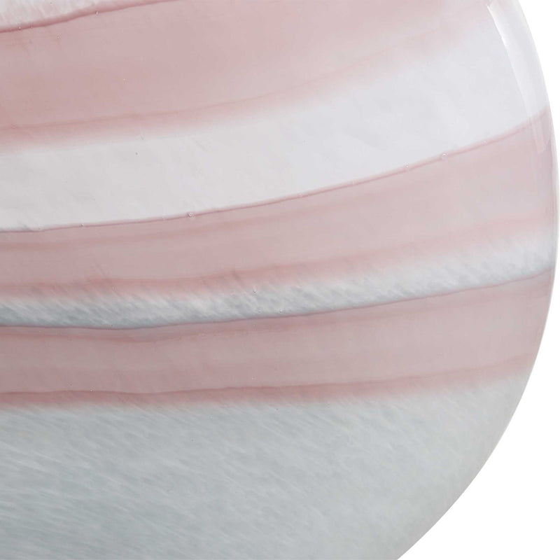 Blush - Swirl Glass Vases (Set of 2)
