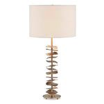 Akoa - Metal Disc Table Lamp - Brass,Gold