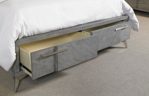 Storage Bed With Bookmatched Veneer - R&R Furniture Gallery (Fountain Valley, CA)