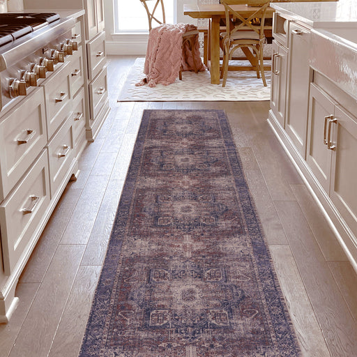 Maval - Runner Rug Washable - R&R Furniture Gallery (Fountain Valley, CA)