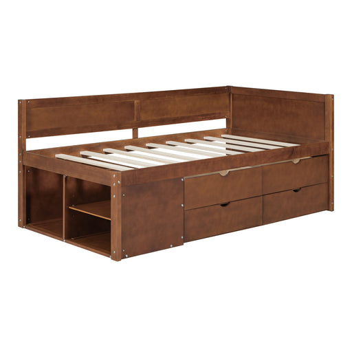 Daybed With Drawers And Shelves - R&R Furniture Gallery (Fountain Valley, CA)