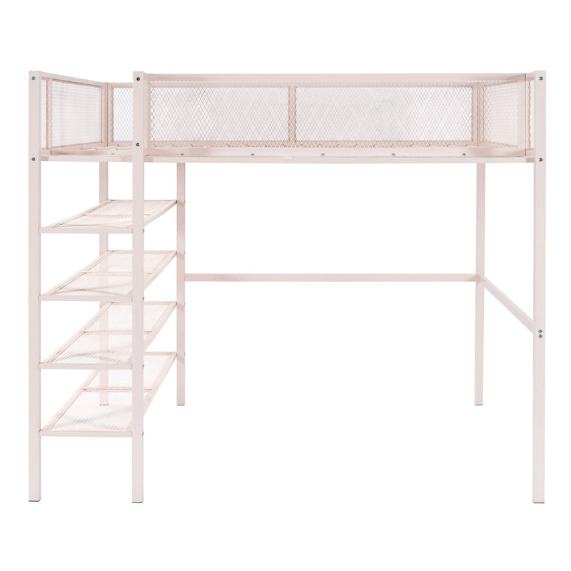 Loft Bed With 4 Tier Shelves And Storage - R&R Furniture Gallery (Fountain Valley, CA)