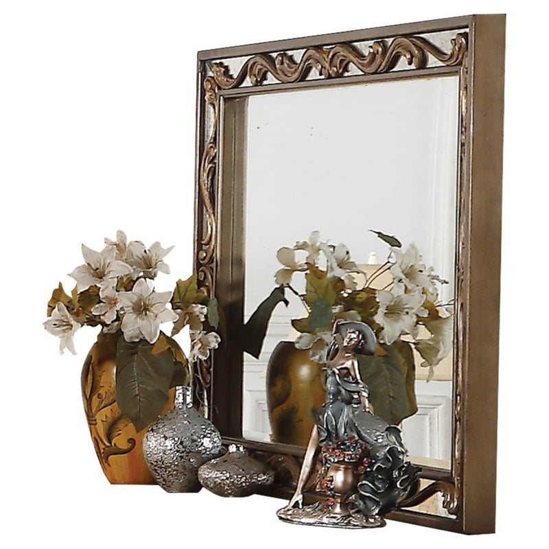 Orianne - Mirror - Antique Gold - R&R Furniture Gallery (Fountain Valley, CA)