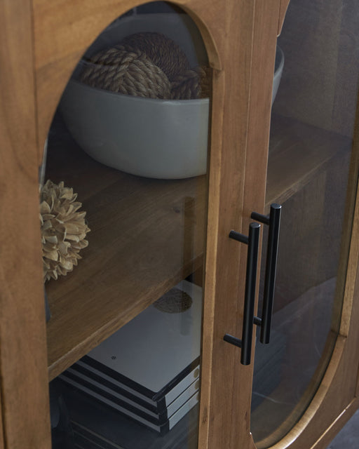 Niall - Accent Cabinet - Light Brown - R&R Furniture Gallery (Fountain Valley, CA)