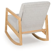 Wychworth - Accent Chair - Gray / Natural - R&R Furniture Gallery (Fountain Valley, CA)