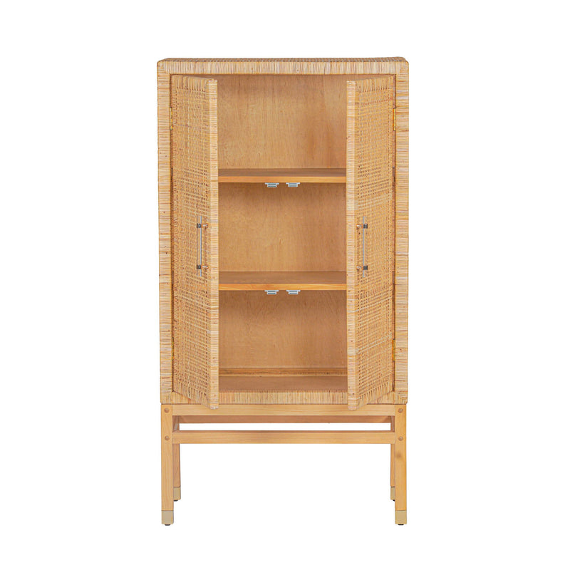 Amara - Woven Rattan Cabinet - R&R Furniture Gallery (Fountain Valley, CA)