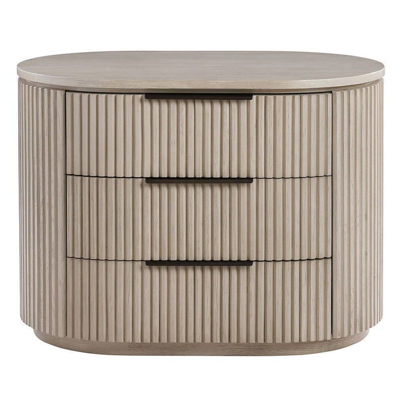 Leanna - Nightstand With USB Port - Light Oak - R&R Furniture Gallery (Fountain Valley, CA)
