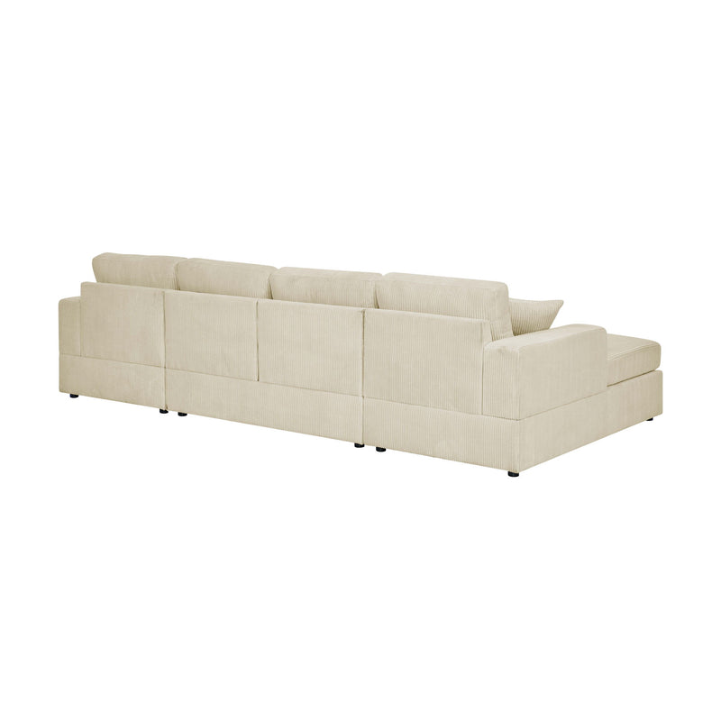 3 Piece Double Chaise Sectional Sofa - R&R Furniture Gallery (Fountain Valley, CA)