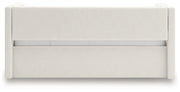 Signature Design by Ashley upholstered Arloster day bed with plush fabric, wooden legs, and a modern, stylish design.