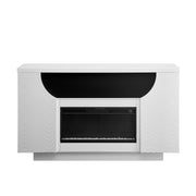 Aurora - Fireplace TV Lift With Adjustable Temperature And LED Colors - White - R&R Furniture Gallery (Fountain Valley, CA)