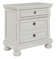 Robbinsdale - Two Drawer Night Stand - Antique White - R&R Furniture Gallery (Fountain Valley, CA)