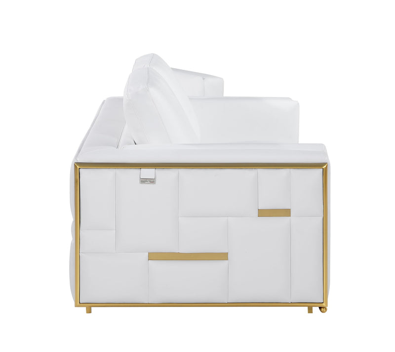 1130 - Top Grain Italian Leather Living Room Set - R&R Furniture Gallery (Fountain Valley, CA)