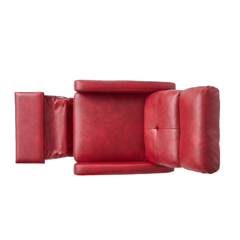 Contemporary Recliner Chair With Push Back Function - R&R Furniture Gallery (Fountain Valley, CA)