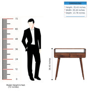 Solid Wood Curved Console Table - R&R Furniture Gallery (Fountain Valley, CA)