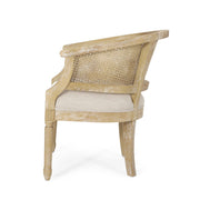 Curved Backrest Accent Chair - R&R Furniture Gallery (Fountain Valley, CA)