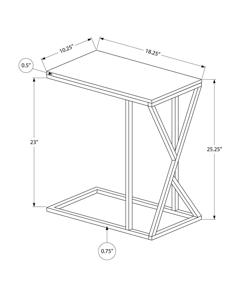 Accent Table C - Shaped, Contemporary & Modern - R&R Furniture Gallery (Fountain Valley, CA)