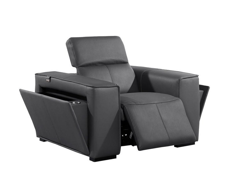 1224 - 7-Piece Modular Power Reclining Sofa, Loveseat & Chair Set In With 5 Power Recliners & Power Headrests