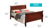 Panel Sleigh Bed - R&R Furniture Gallery (Fountain Valley, CA)