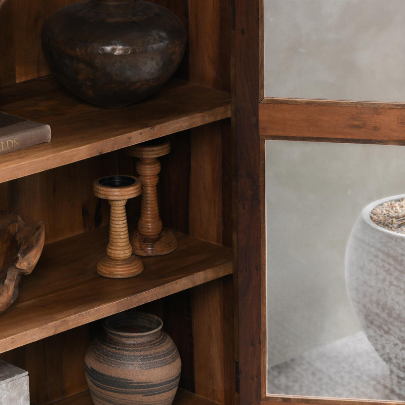 Zion - Reclaimed Wood Tall Cabinet - Natural - R&R Furniture Gallery (Fountain Valley, CA)