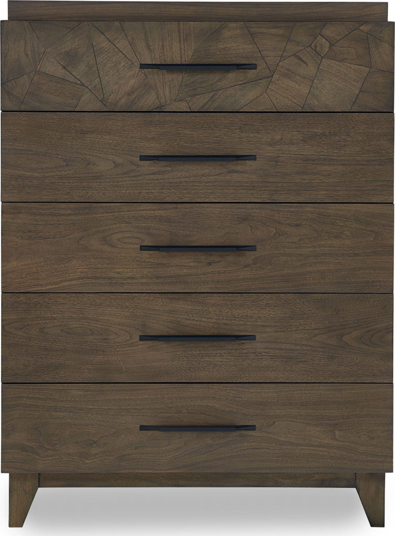 Broderick Five-Drawer Chest  in Wild Oats Brown (2024)