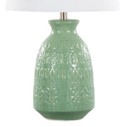 Pair of contemporary Lumi Source Claudia lamp sets with sleek, modern design and clean lines, perfect for stylish interior lighting.